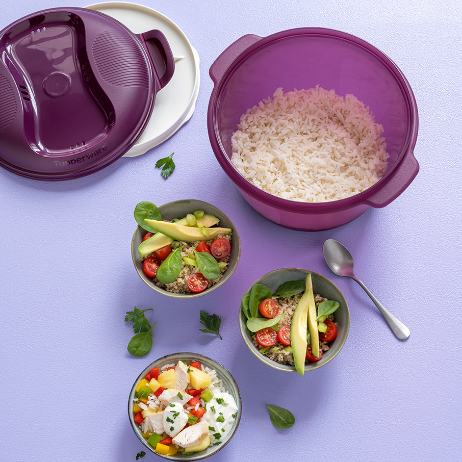 mikrowellen-reiskocher rotkohl