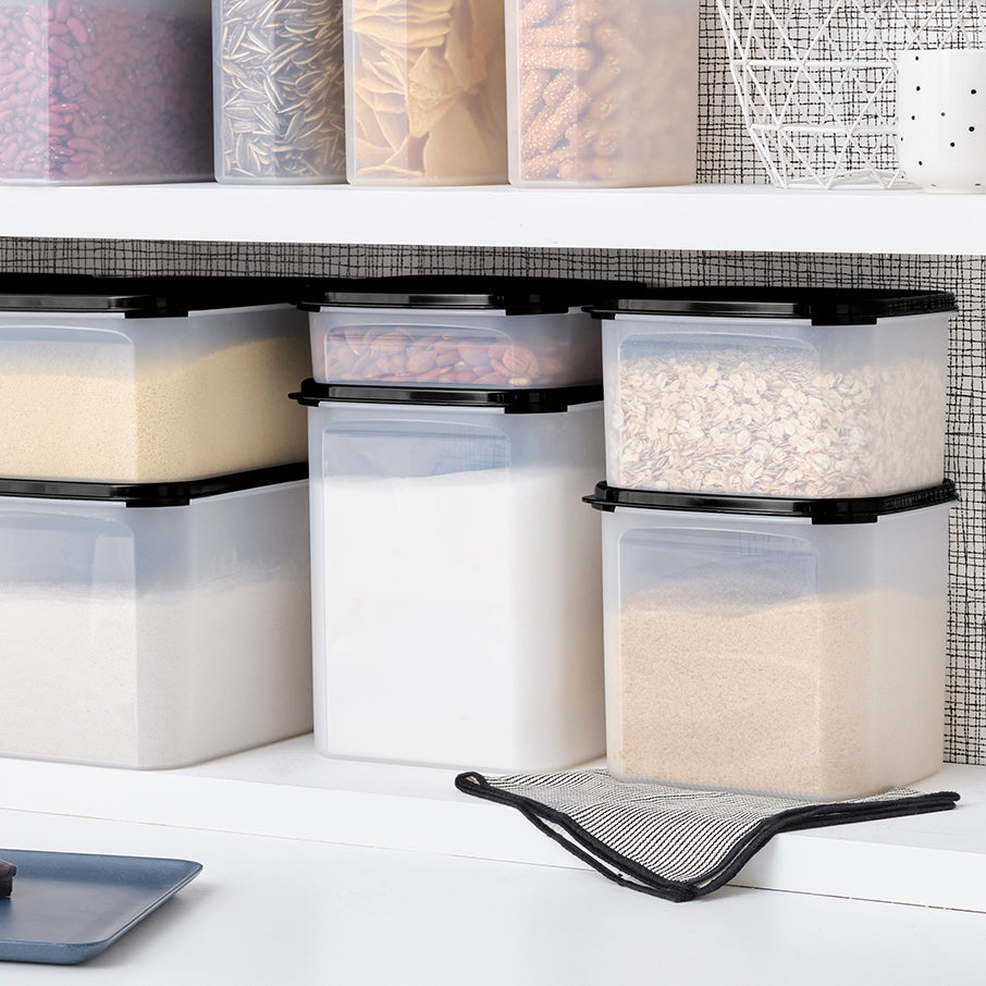 tupperware modular mates square 3 vorratsdose tiefschwarz