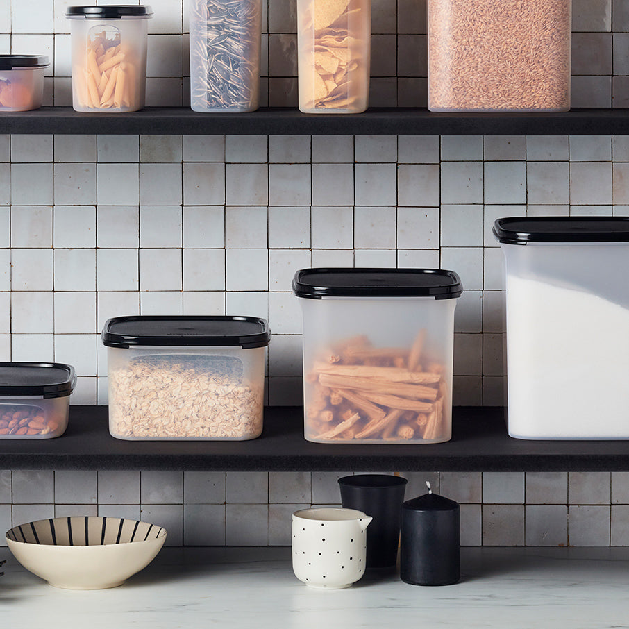 tupperware modular mates square 3 vorratsdose tiefschwarz