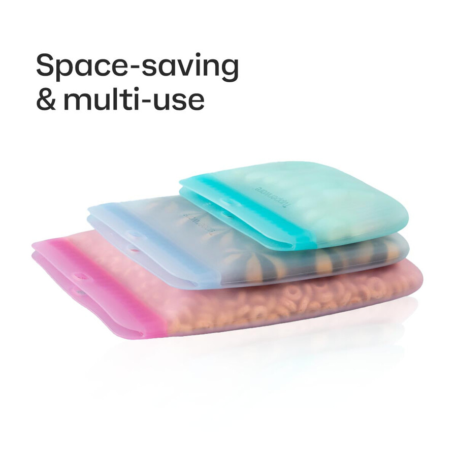 ultimative schlanke silikontasche mittelgroß transparentes aquamarin