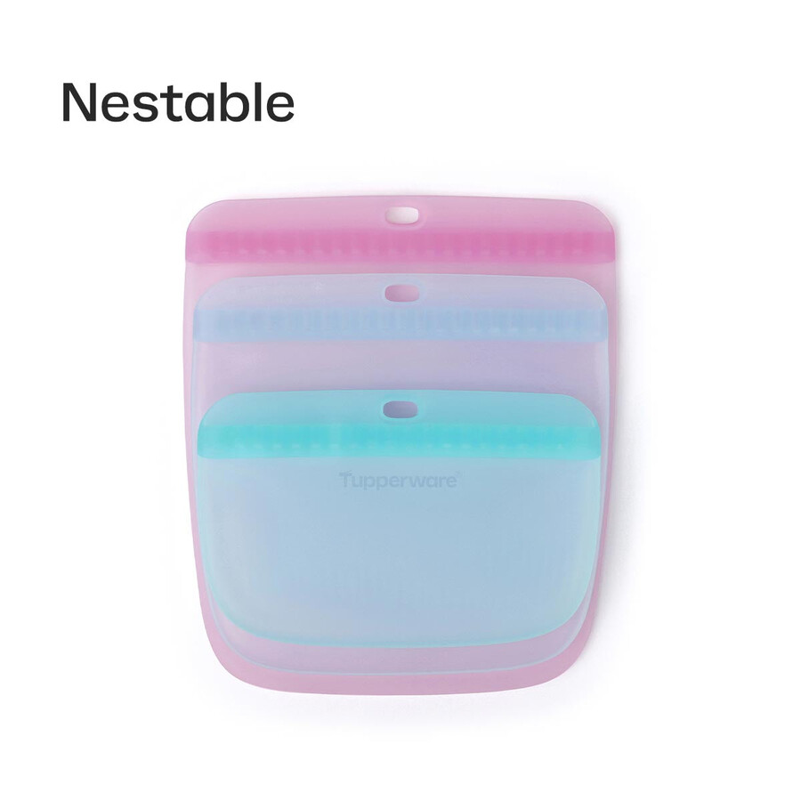ultimative schlanke silikontasche mini transparenter farbton icelandic mist