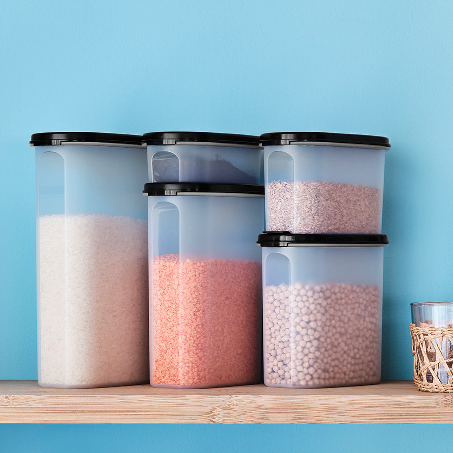 tupperware modular mates oval 2 vorratsdose tiefschwarz