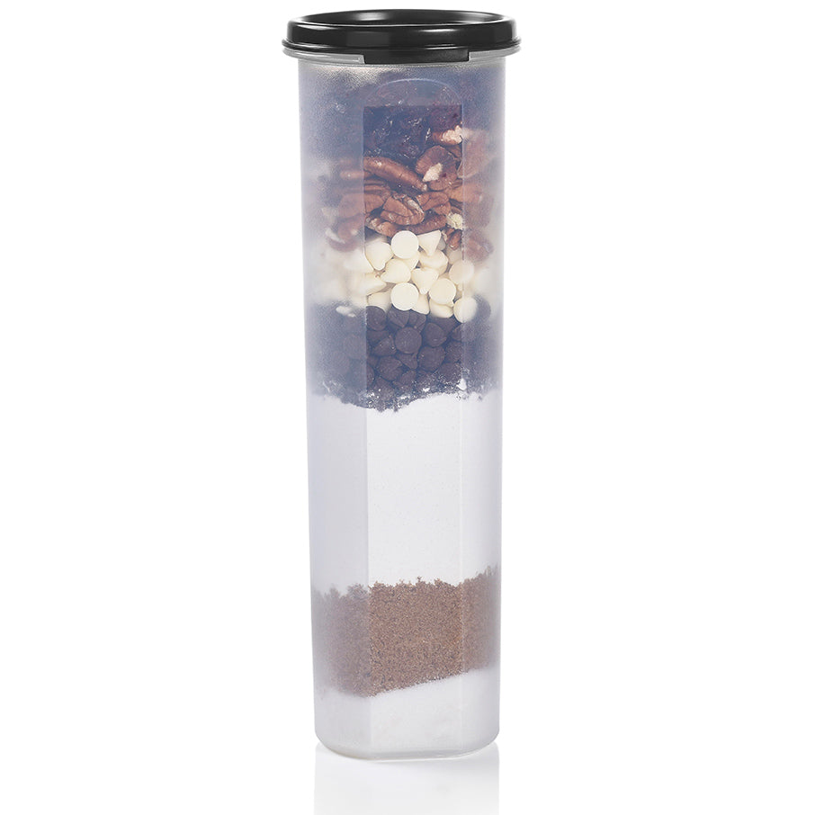 tupperware modular mates spaghetti-spender aufbewahrungsbehälter für nudeln tiefschwarz