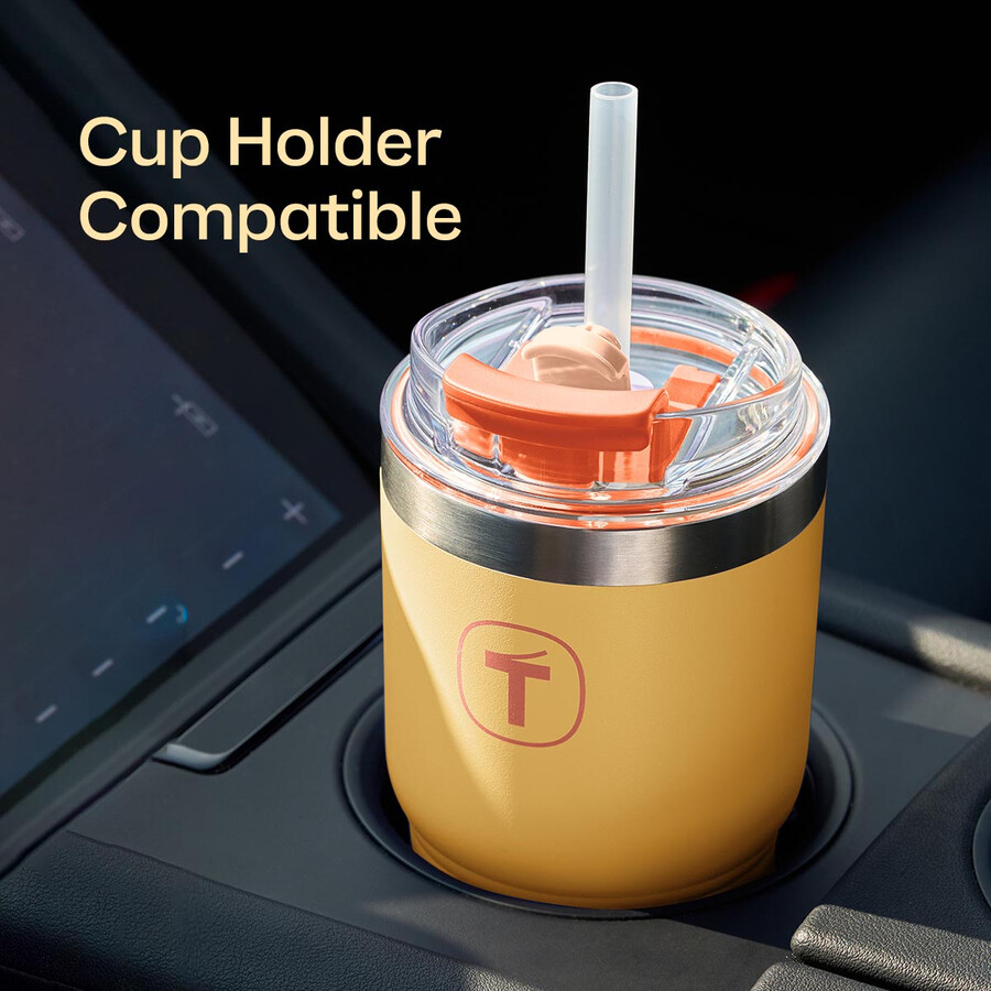 tupperware big t becher 630 ml sunset-orange
