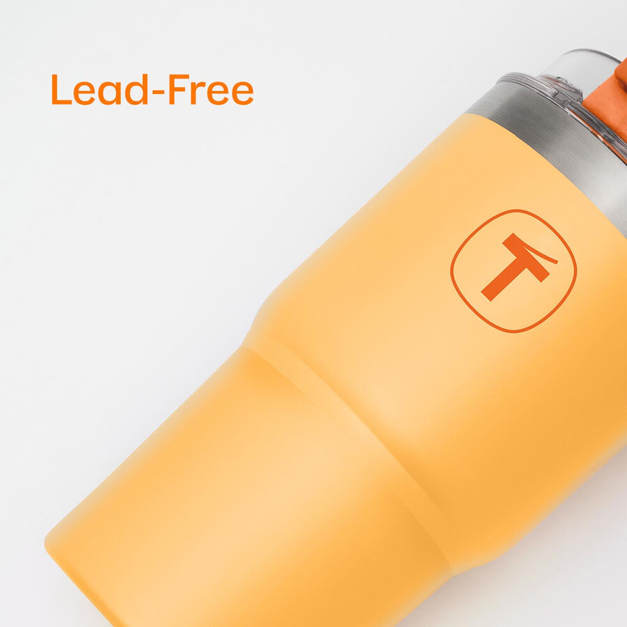 tupperware big t becher 630 ml sunset-orange