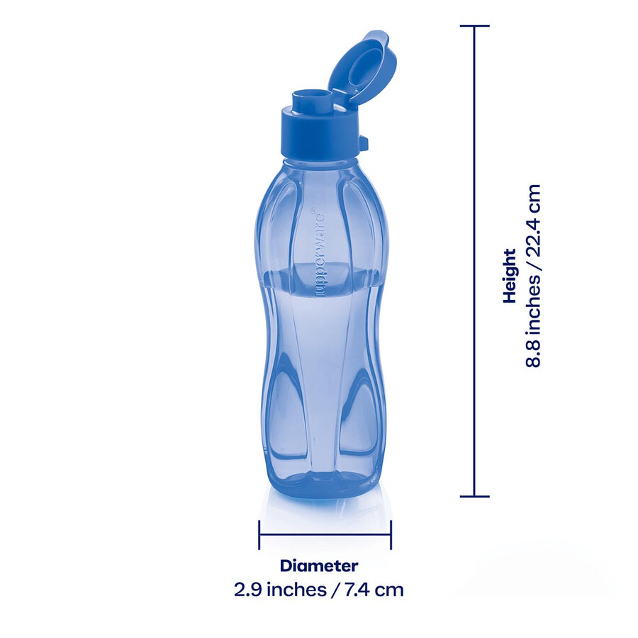 eco flasche klein blau