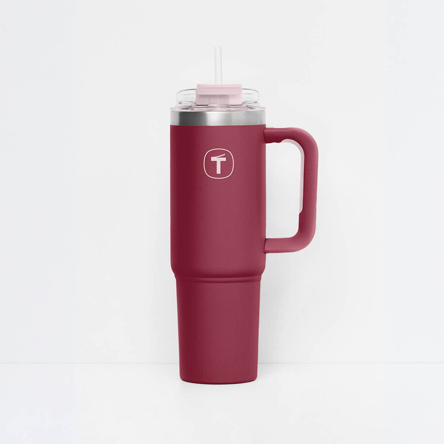 tupperware big t becher 11 l pflaumenfarben
