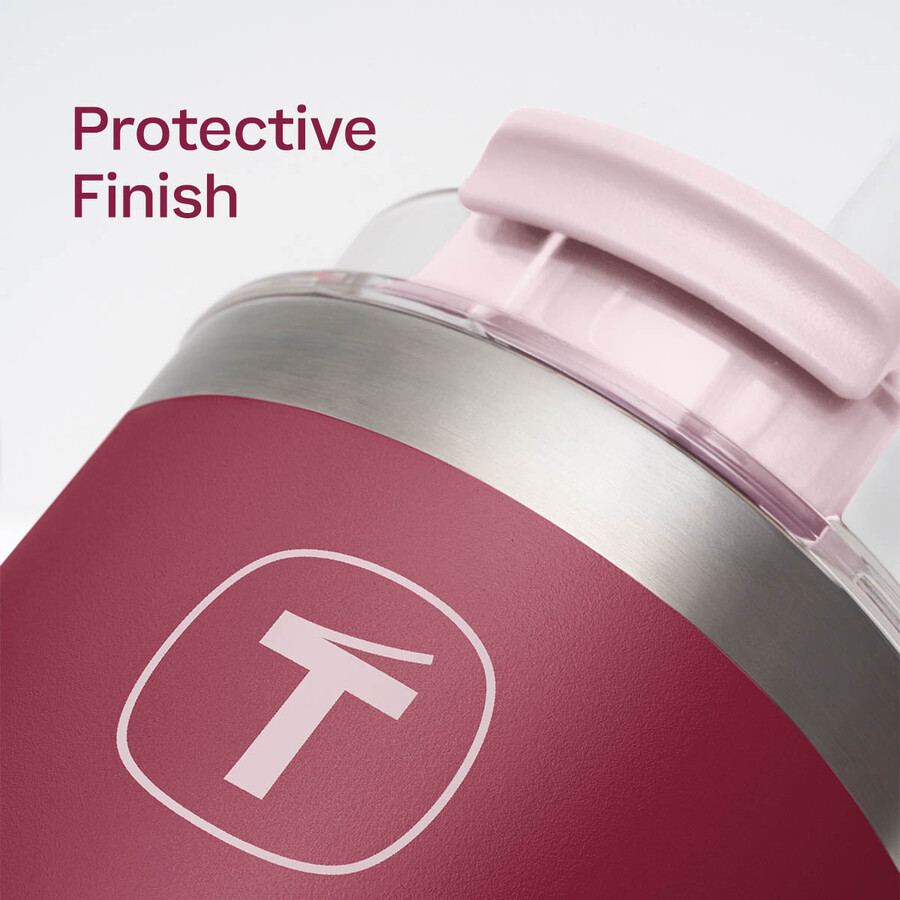 tupperware big t becher 630 ml pflaumenfarben