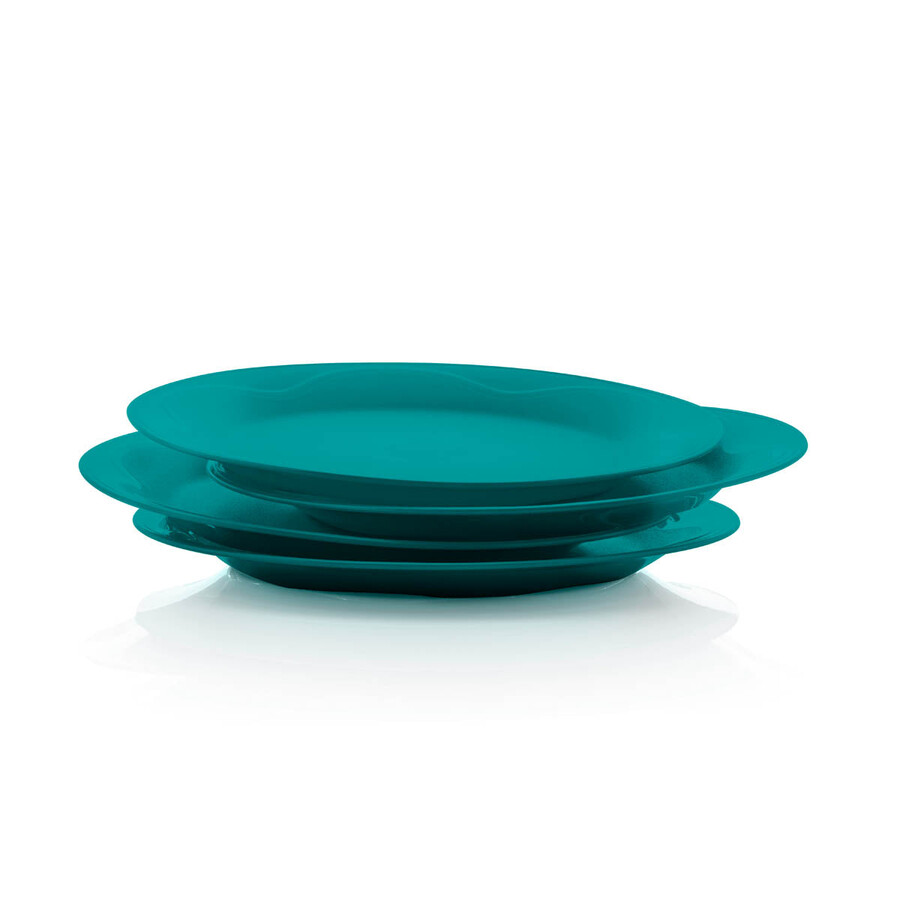 tupperware festtagsteller mit stechpalmenmotiv wiederverwendbare teller für gäste